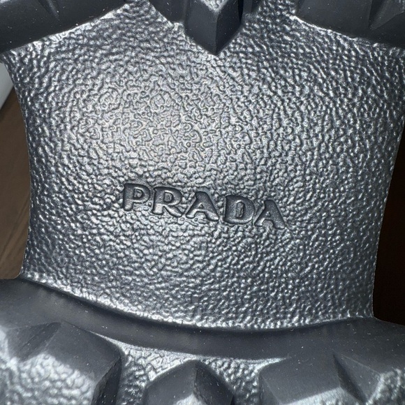 Prada Black Leather Monolith Chelsea Boots - Picture 5 of 5